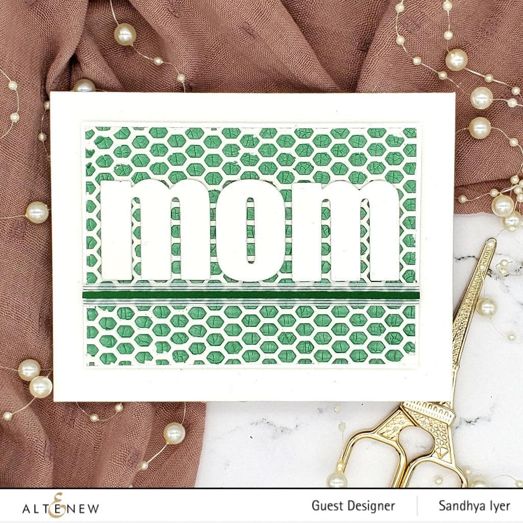 Photocentric Stencil Fine Tulle Stencil
