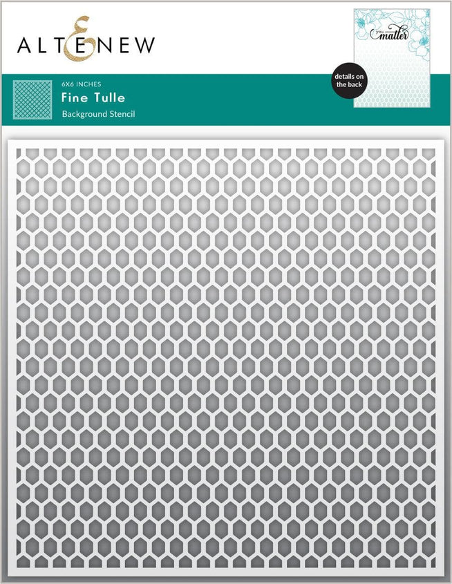 Photocentric Stencil Fine Tulle Stencil