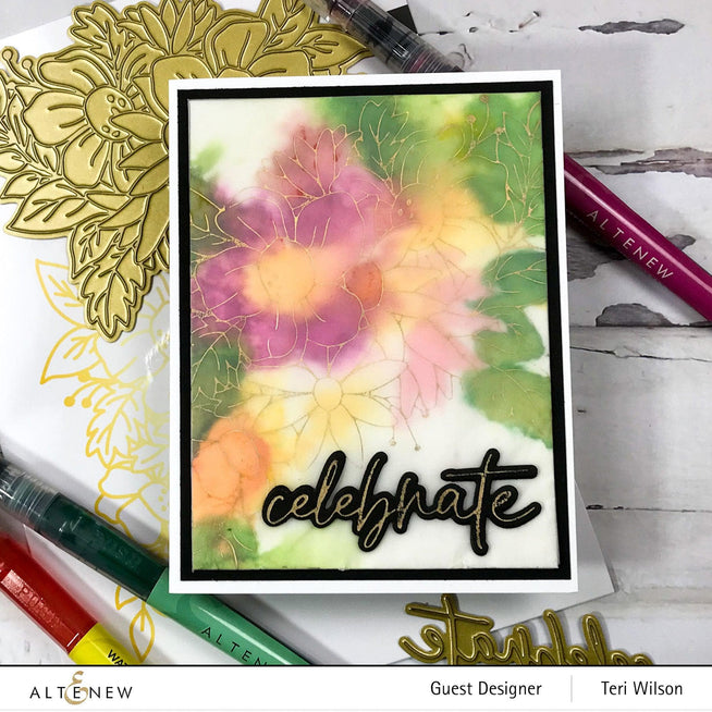 EXP Factors Stencil Flowery Bouquet Simple Coloring Stencil Set (3 in 1)