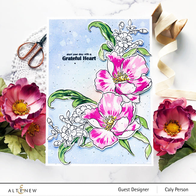 Photocentric Stencil Grateful Heart Mask Stencil