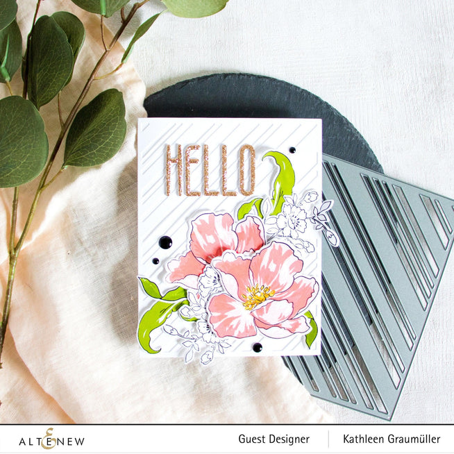 Photocentric Stencil Grateful Heart Mask Stencil