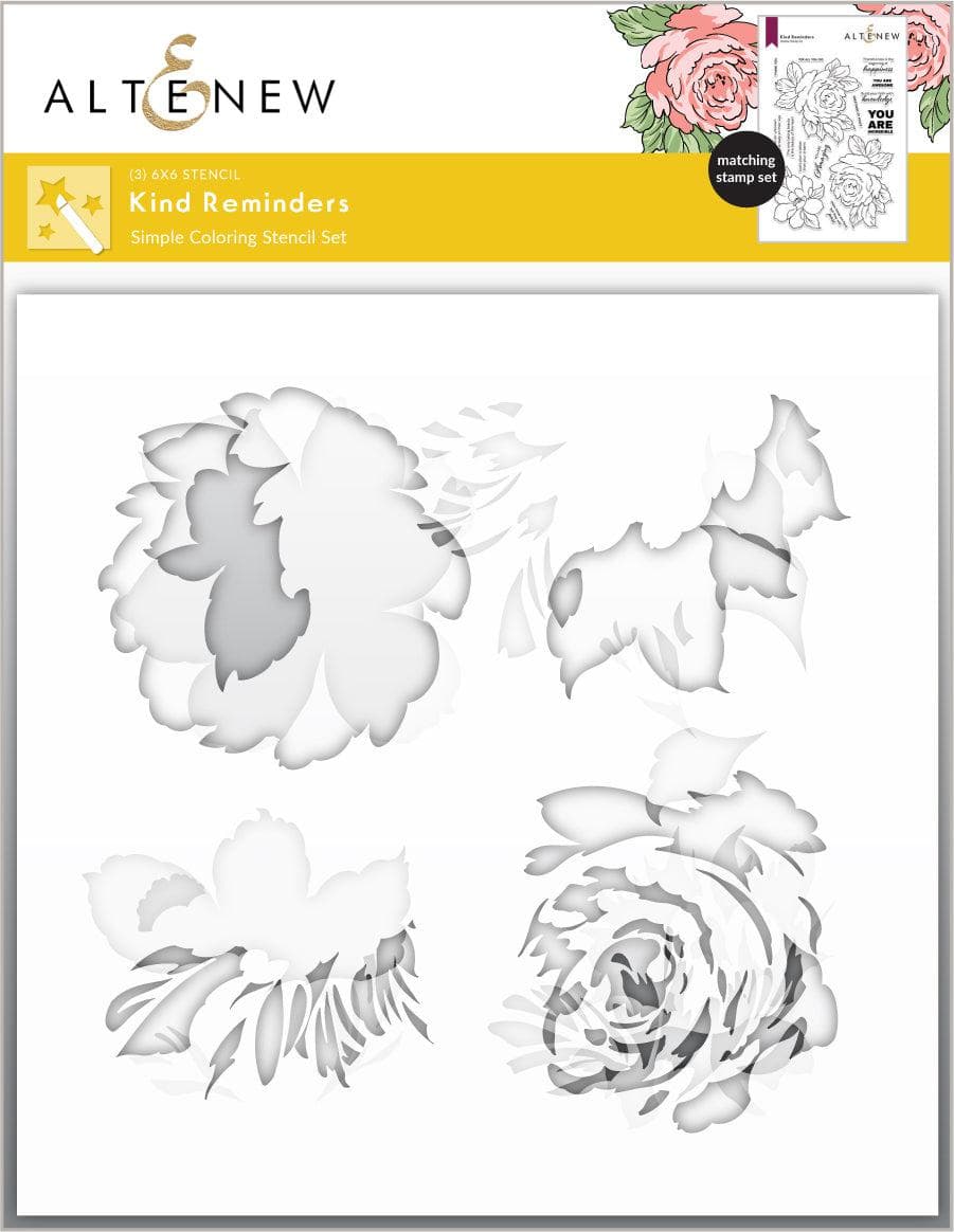 EXP Factors Stencil Kind Reminders Simple Coloring Stencil Set (3 in 1)
