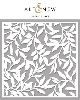 Photocentric Stencil Leaf Bed Stencil