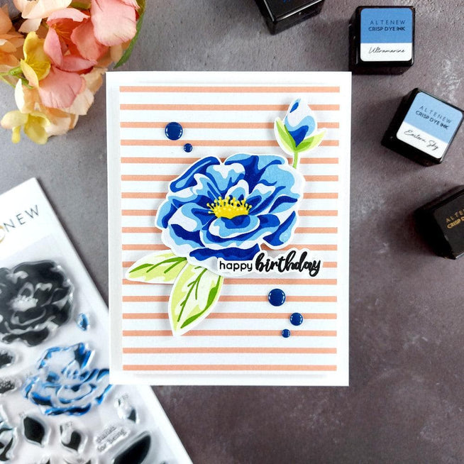 Photocentric Stencil Marbled Bloom Mask Stencil