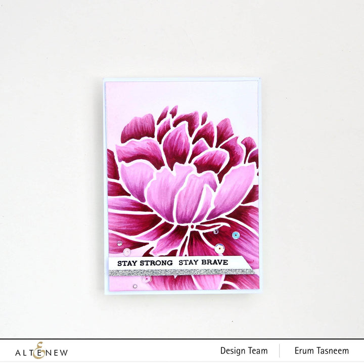 Photocentric Stencil Mega Bloom Stencil