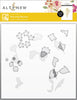 EXP Factors Stencil Morning Blooms Simple Coloring Stencil Set (2 in 1)