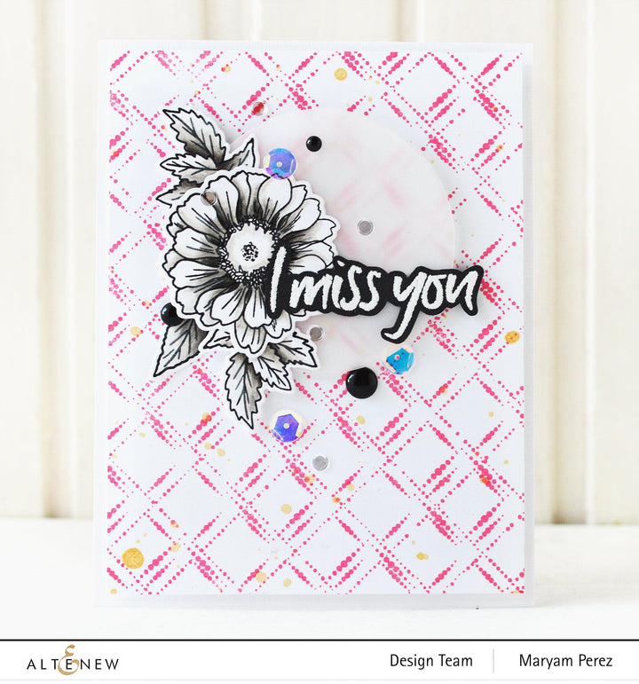Photocentric Stencil New Beginnings Mask Stencil
