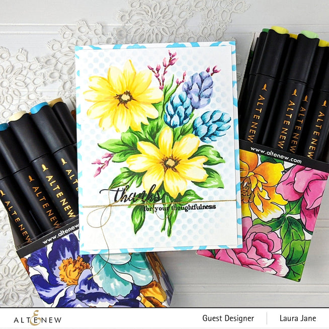 Our Friendship Blooms Simple Coloring Stencil