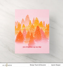 EXP Factors Stencil Pine Forest Simple Coloring Stencil Set (3 in 1)