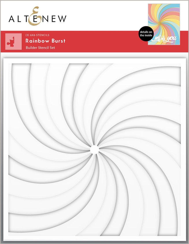 EXP Factors Stencil Rainbow Burst Stencil Set (3 in 1)