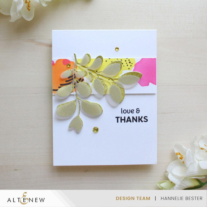 Stencil Art: Nature Splashes Layering Stencil Set (6 in 1)