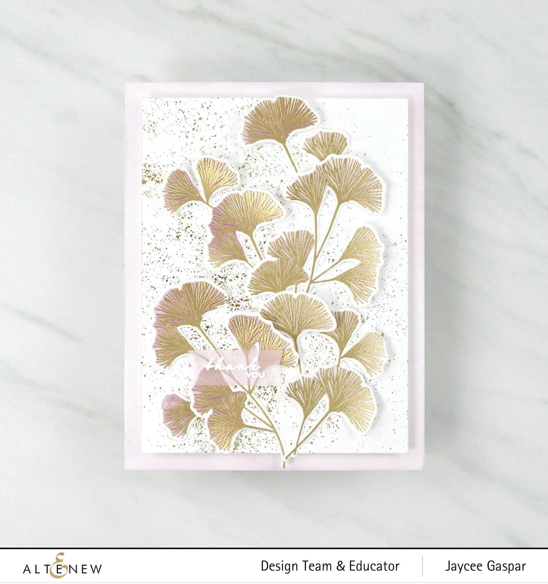 Photocentric Stencil Sweet Ginkgo Simple Coloring Stencil