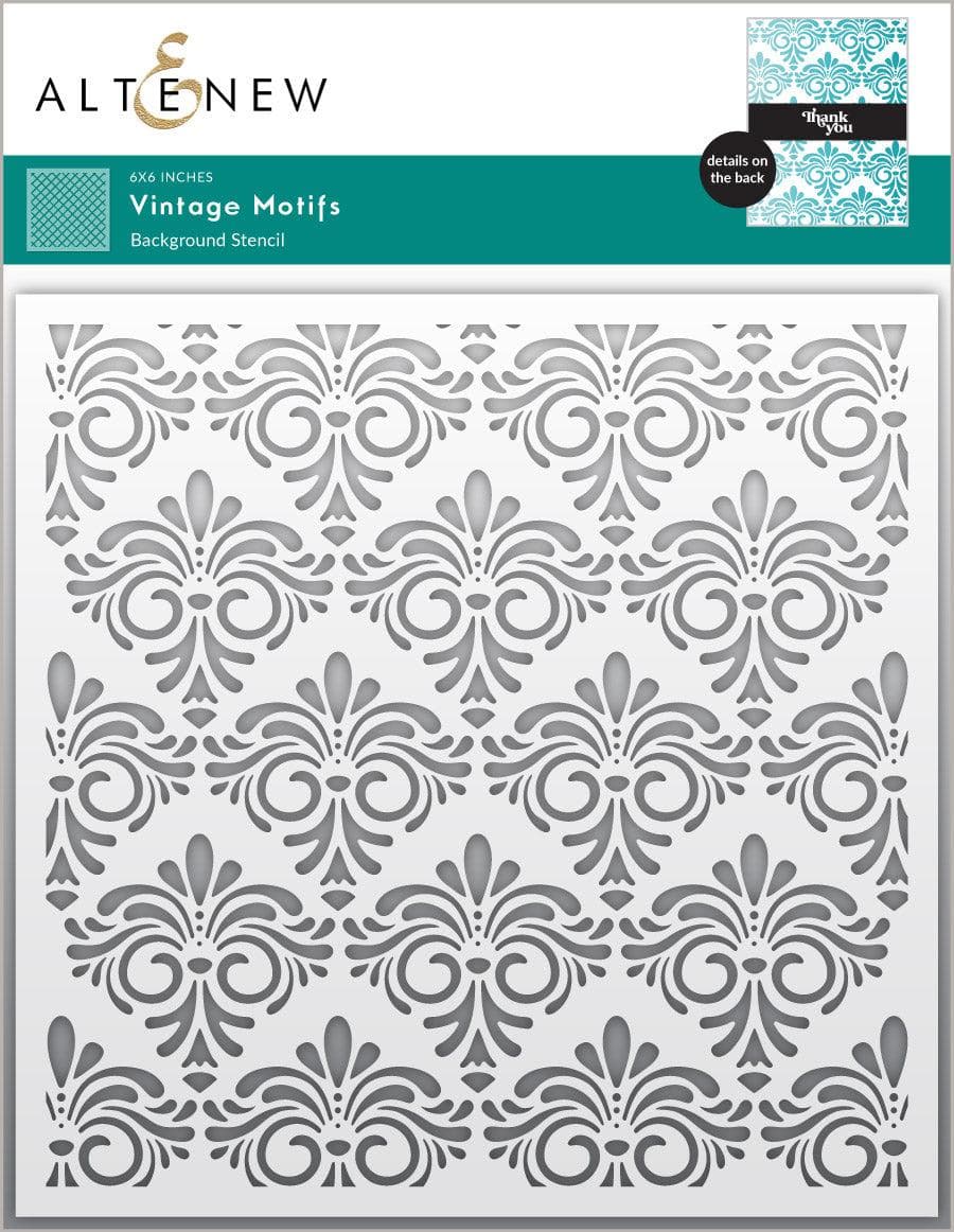 Vintage Motifs Stencil