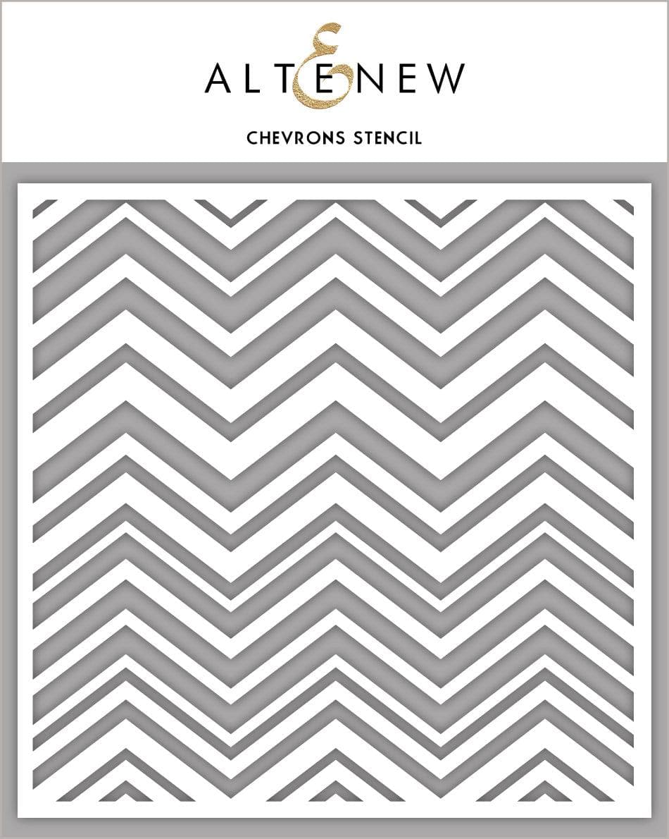 Photocentric Stencil Chevrons Stencil