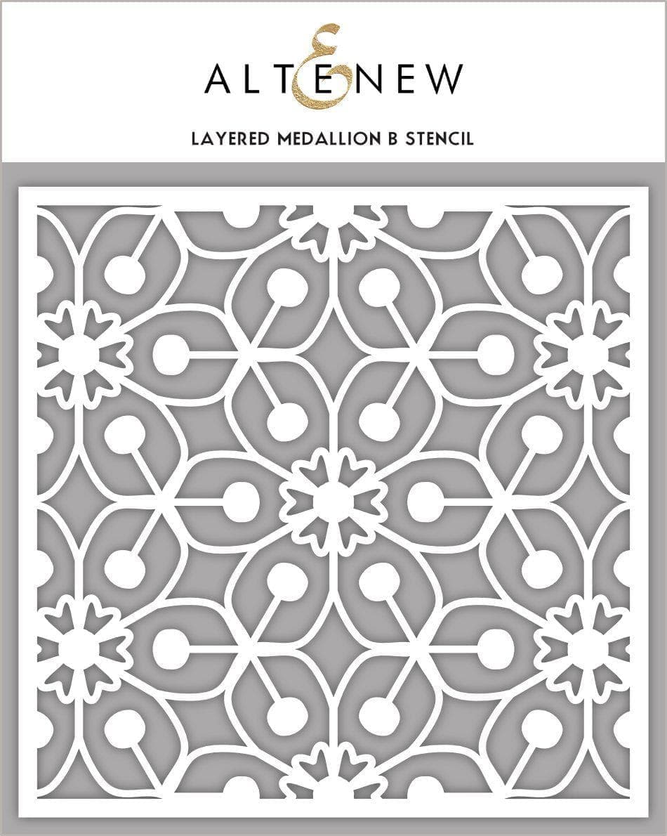 Photocentric Stencil Z - Layered Medallion B Stencil