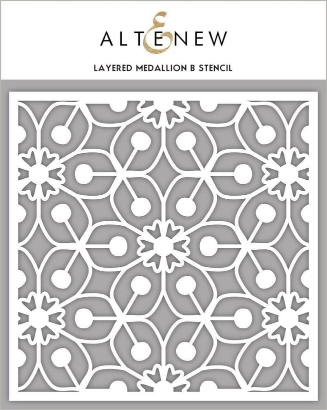 Photocentric Stencil Z - Layered Medallion B Stencil