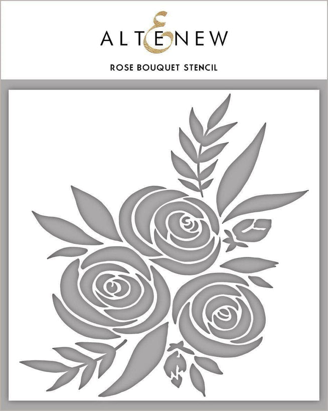 Photocentric Stencil Rose Bouquet Stencil