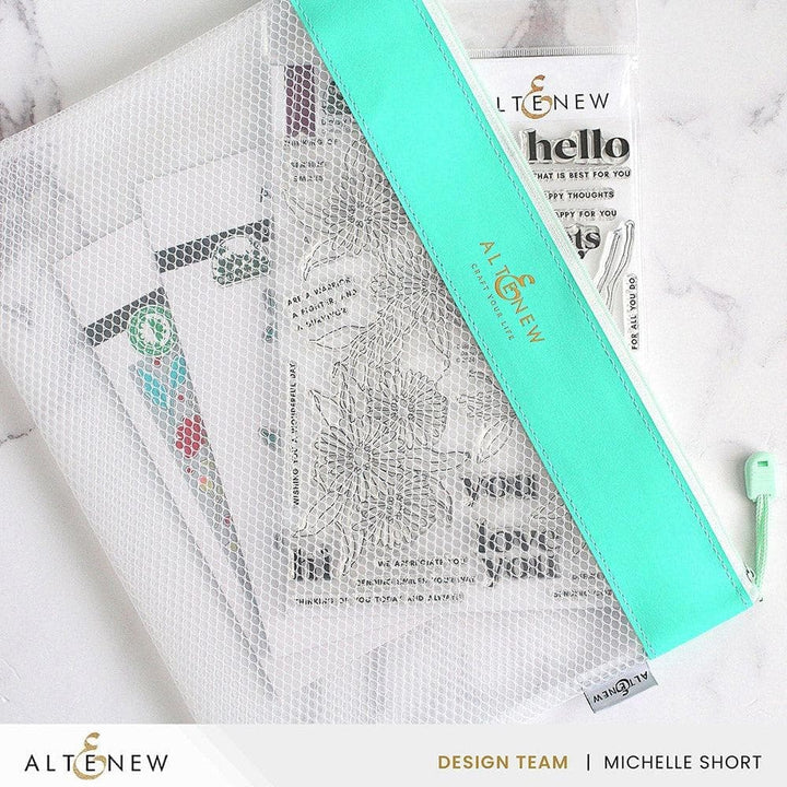 Teal Zip 'n' Stash Pouches Bundle (3 pcs)