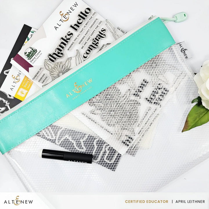 Teal Zip 'n' Stash Pouches Bundle (3 pcs)