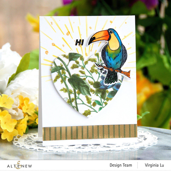 XF Tape Washi Tapes Elegant Foil Stripe Washi Tape