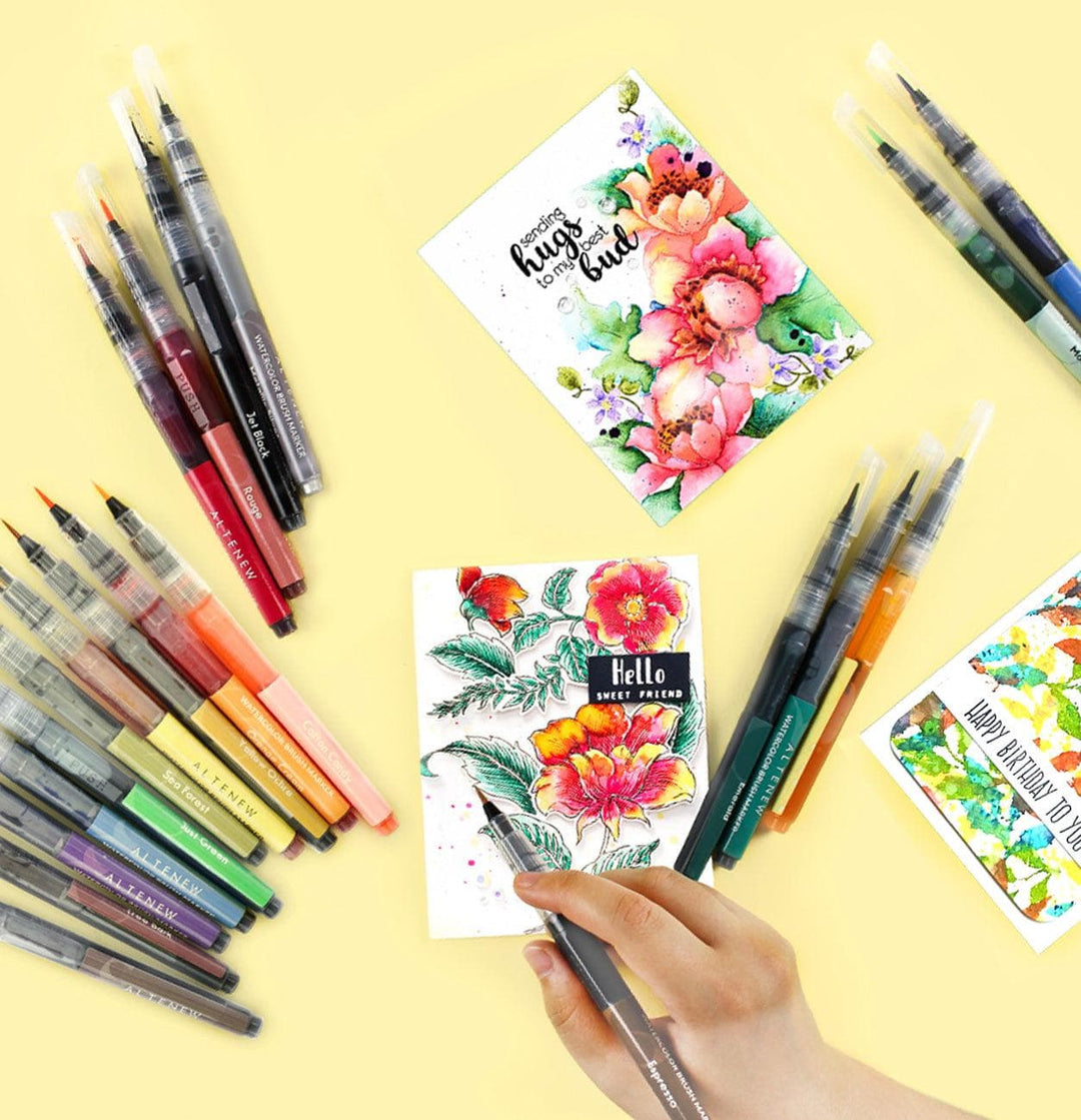 Altenew Water-based Marker Bundle Ultimate Watercolor Brush Markers Bundle