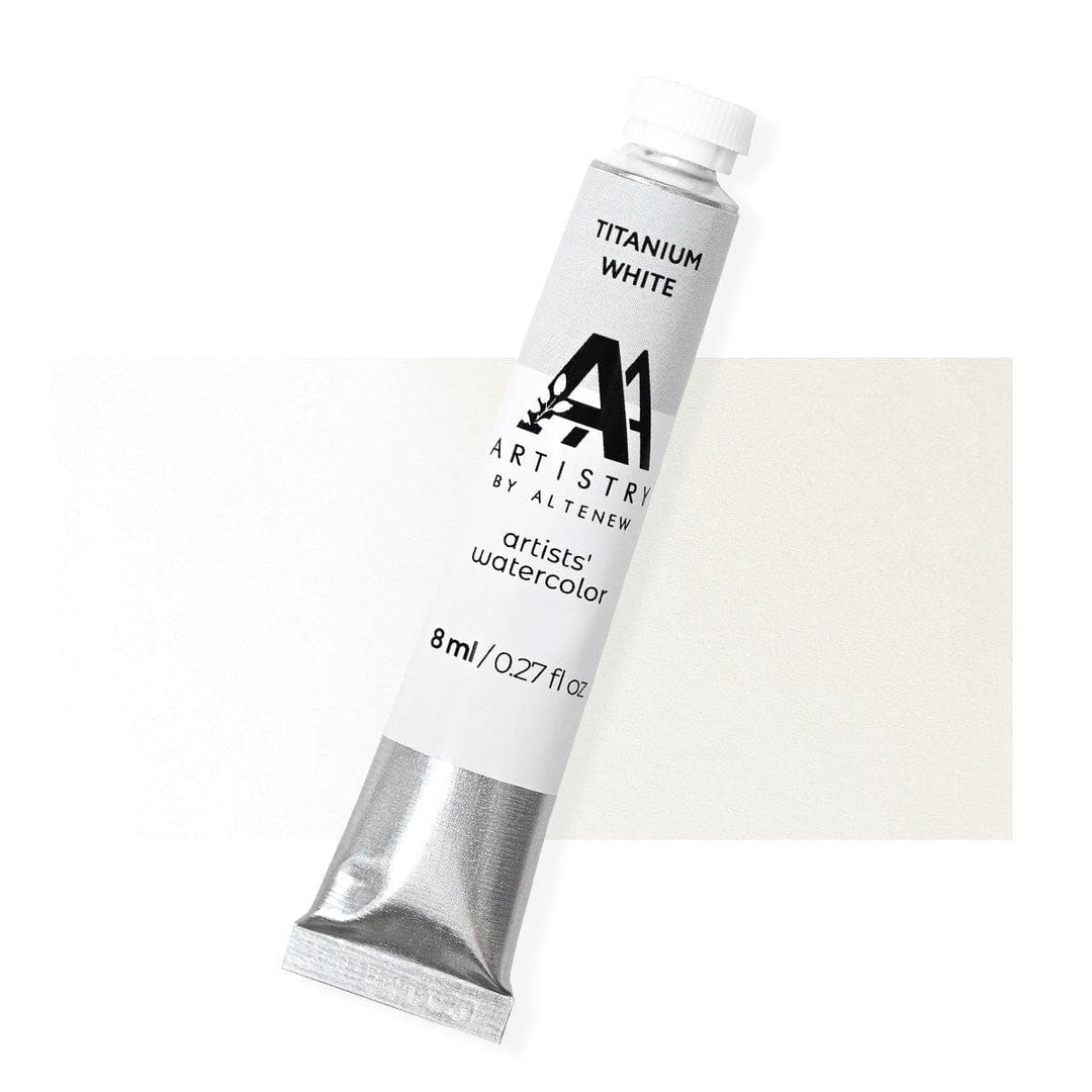 Be Creative Arts Crafts Watercolor Artists' Watercolor Tube - Titanium White - (PW.6)
