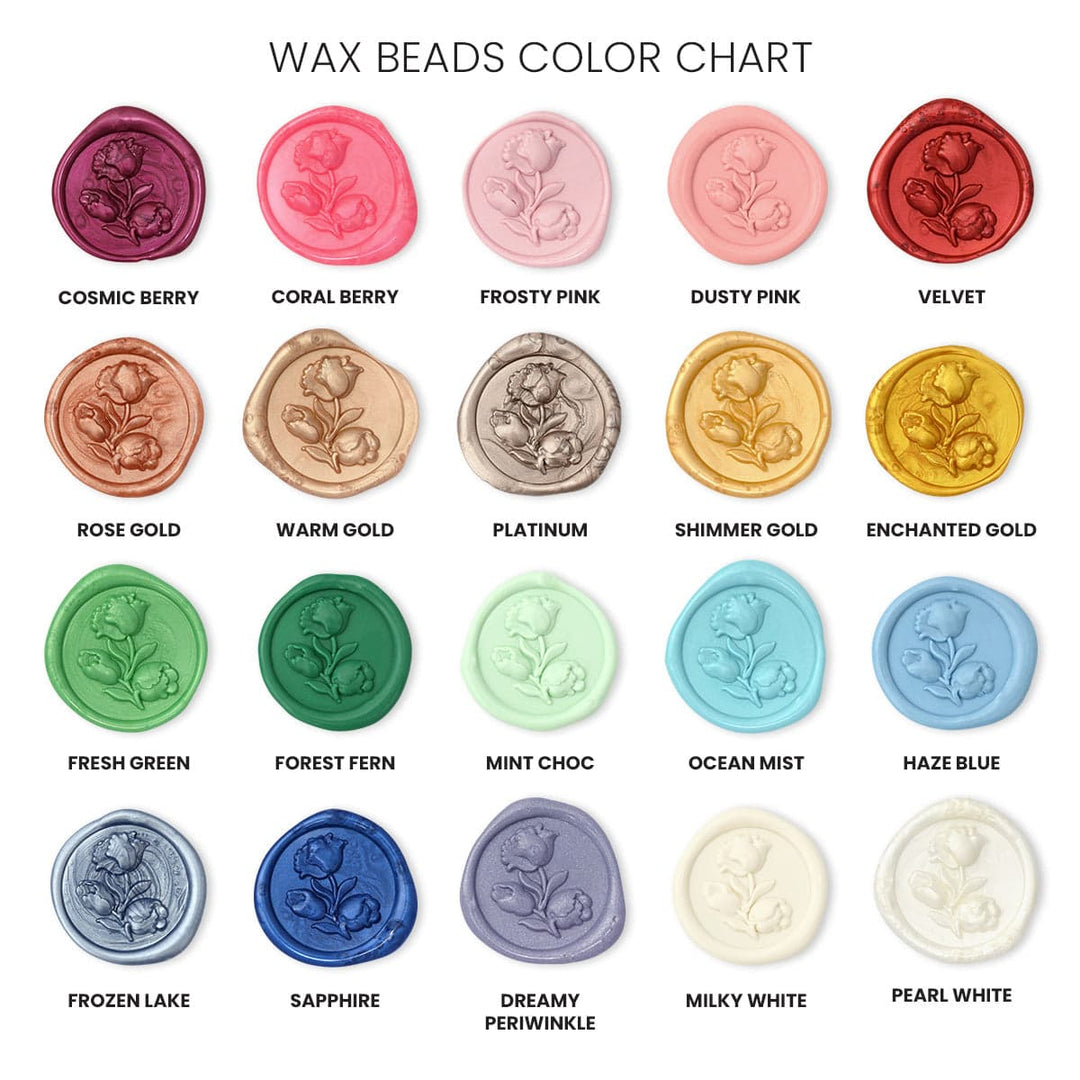 Sapphire Wax Beads