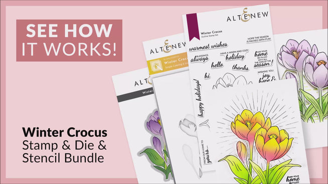 Winter Crocus Stamp Set